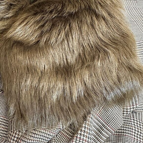 Ralph Lauren Collection * Soft Brown Lamb Shearling Pull Thru Collar - Picture 8 of 12